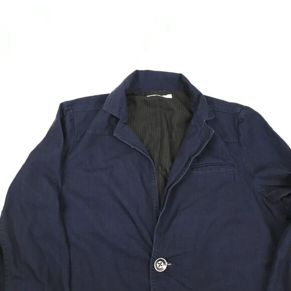 GAP 1969 Womens Denim Blazer Blue Button Front Long Sleeve Jacket Pockets Small - Picture 3 of 11